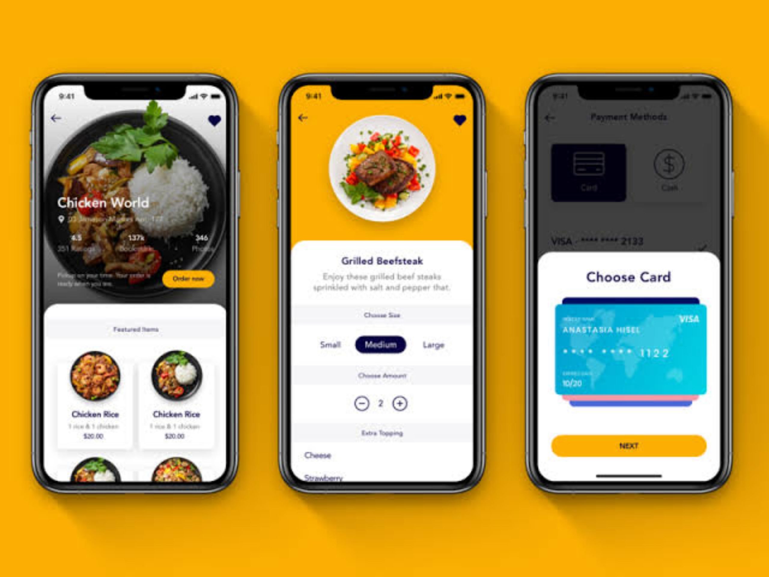 Application de restaurant