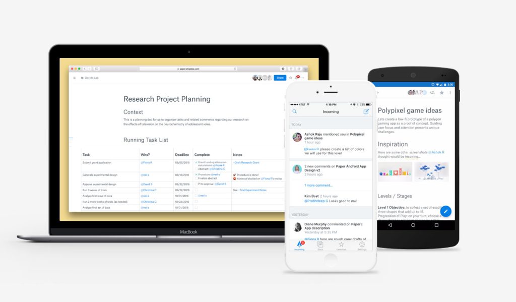 Dropbox Paper